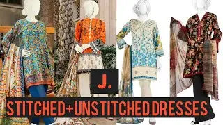 See beautiful j. Stitched and unstitched dresses || New collection 2020 || Fatima collection