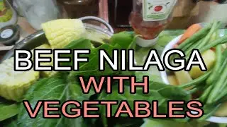 BEEF NILAGA WITH VEGETABLES..ang sarap ng lunch namin 