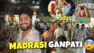 Madrasi Ganpati 2025😨Most Unique South Indian Tradition Ganpati in Ulhasnagar😍