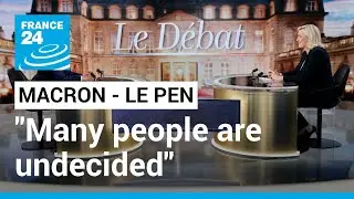 Le Pen, Macron to clash in eagerly anticipated TV debate: 