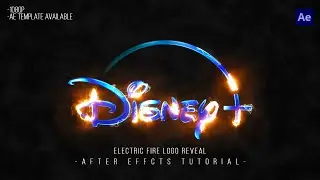 Electric Fire Logo Reveal After Effects | After Effects Tutorial - 100% Free Plugin