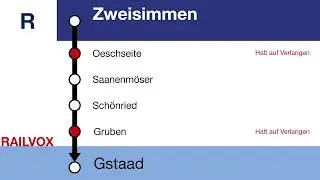 MOB Ansagen &raquo; Regio Zweisimmen &mdash; Gstaad (2023) | Railvox | SLBahnen