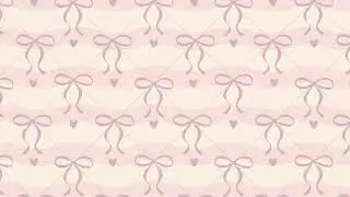 Bow Background With Lofi Music Part 5 Aesthetic Wallpaper Background Coquette Pink Relaxing