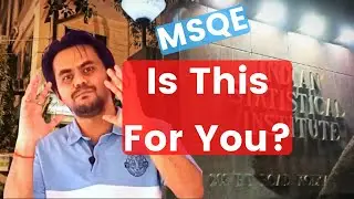 Who is ISI MSQE For? Do You Want to Be a Quantitative Researcher?