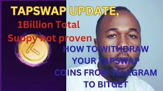 How to withdraw your Tapswap coins from Telegram to BITGET Exchange.