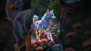 Dogs Made of MUSIC! 🎶🐕 Unreal AI Transformations | Cinematic Art #Shorts