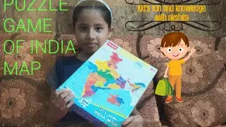 India map puzzle game/India map puzzle wooden/mapology:funskool India map/play and learn/kids learn