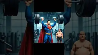 spider man and super man hard exercise. #ai #marvel #aiart #marvelx #spidermanfanart