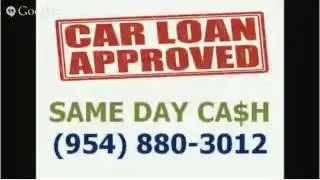 Bad Credit Car Title Loans Weston 33326 - CALL 954-880-3012