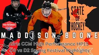 MADDISON BOONE | 2028 | Game 1 Highlights | CCM HP Spring Festival weekend HP15 D8 vs D2 |