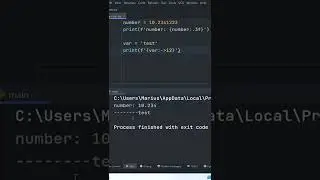 Un nou feature de formatare in Python?! #shorts