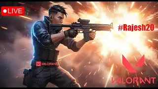 🔴Valorant Smooth Ranked Push Live Subscribers Goal | #rajesh20