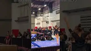 leave no room for doubt! #gymnast #funny #beam #stick