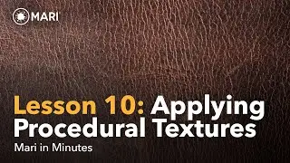 Mari in Minutes | Lesson 10: Procedural textures