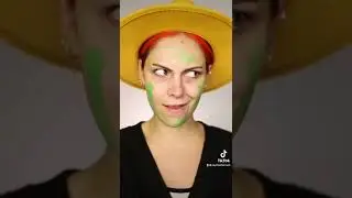 THE MASK makeup look #halloween #shorts