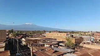 Kimana Town Streets Buildings Road Safaris Travels Documentary Kenya East Africa Magical View Scenes