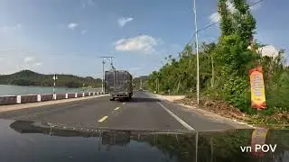 Bumpercam driving From Cat Ba Islands - the most beautiful coastal route in Vietnam