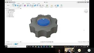 Fusion 360 - Modeling a knob for 3D printing