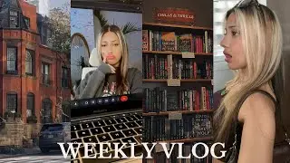 WEEKLY VLOG | NY, fall activities, coffee, bookstore, boo batter ice cream 🍂🍁🎃
