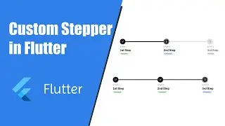 Custom Stepper in Flutter | flutter tutorial 📱