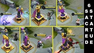 6 Sacred Statue In Action (Lancelot, Miya, Pharsa, Angela, Lesley, Tigreal) - Mobile Legends