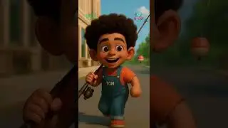 Tom goes fishing #cheekyband #cartoon #mcvmusic #animation #babycartoon #Tom #cute