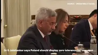 Dr S Jaishankar says Poland should display zero tolerance for terrorism #worldnews #poland #2026 