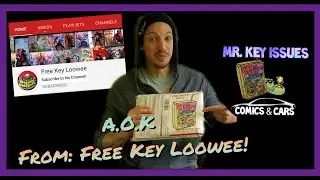 Mr. Key Issues opens an A.O.K from Free Key Loowee! Comics, Key Issues, New Books for my P.C!