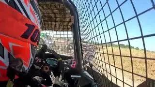 St Junien Demi finale maxi sprint CORAC Crash