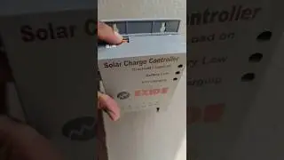 What switch is this on the Exide solar charge controller? #shorts #viralshorts #shortsbeta