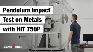 Pendulum impact tester HIT750P - Charpy and tensile impact testing on metals