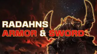 How to unlock RADAHNS ARMOR and STARSCOURGE GREATSWORD + Stats | #EldenRing