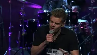 David Folgnman sjunger Grenade i solomomentet av Idols slutaudition - Idol Sverige (TV4)