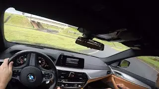 BMW 540i M SPORT 340CV  2018 SAINDO DE LADO!!!
