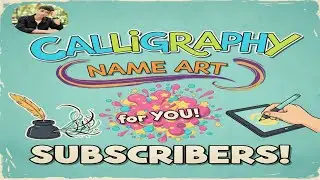 🔴 Live Subscribers Name Writting Calligraphy Style 🌟 #live #namewritting