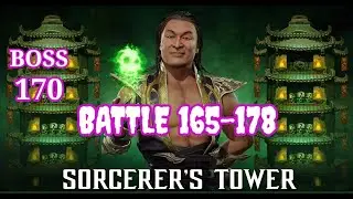 Sorcerers Tower Battle 165-178 Boss Fight 170. MK Mobile.