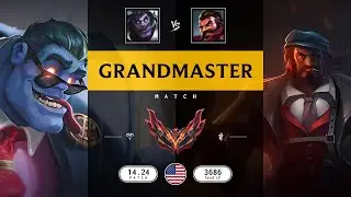 Grandmaster Match: Super Dr. Mundo vs Super Graves - NA server Patch 14.24