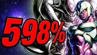 LOE UPGRADE! 598% Transforming Cooler Showcase [Dragon Ball Legends]