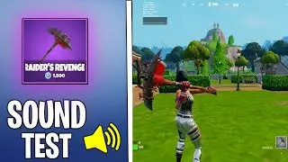 Raider Revenge pickaxe Gameplay in fortnite 2024 - Review and Sound