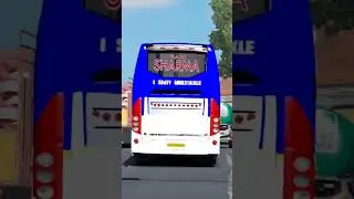 SHARMA travels Ka swag 😎😎 #youtubeshorts #ytshorts #ets2 #ets2indianbusmod #bus #sharma