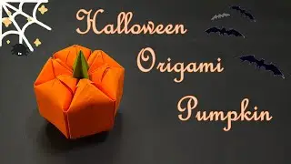 🎃 Halloween Pumpkin Origami : DIY Origami Pumpkin - 萬聖節南瓜摺紙：自製摺紙南瓜 #fold #摺紙南瓜 #折纸南瓜 #摺紙 #折紙 #折り紙