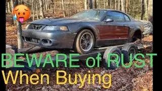 Beware of Rust when buying a car: Ford Mustang collector consideraron sn95, new edge, fox