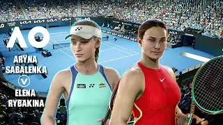 Aryna Sabalenka vs. Elena Rybakina | Australian Open (AO) | Tiebreak+ gameplay [Legendary AI]