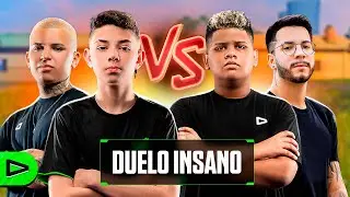 INSANO!! THURZIN E ELTIN vs LZINN E MITO NA LOUD FREE FIRE!!