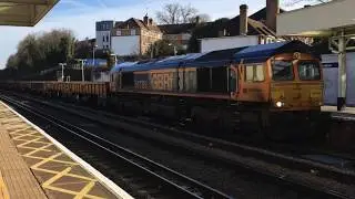 GBRF 66768 passes Surbiton