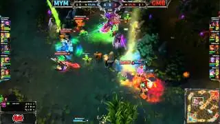 MYM vs GMB Baron fight Highlight - LCS Summer 2013 W5D1
