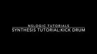 Synthesis Tutorial: Kick Drum