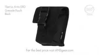 Tiberius Arms EXO Grenade Pouch - Black - Visual 360