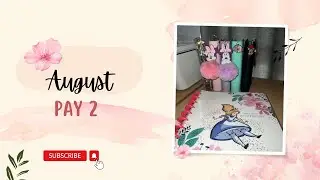 Australian Cash Stuffing | August pay 2 | some of my fav YouTubers/ Etsy shops in description