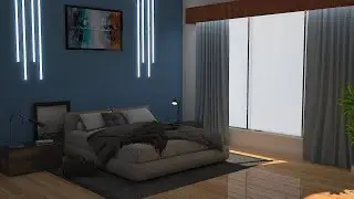 3ds max & Vray Tutorial - Bedroom Interior Design